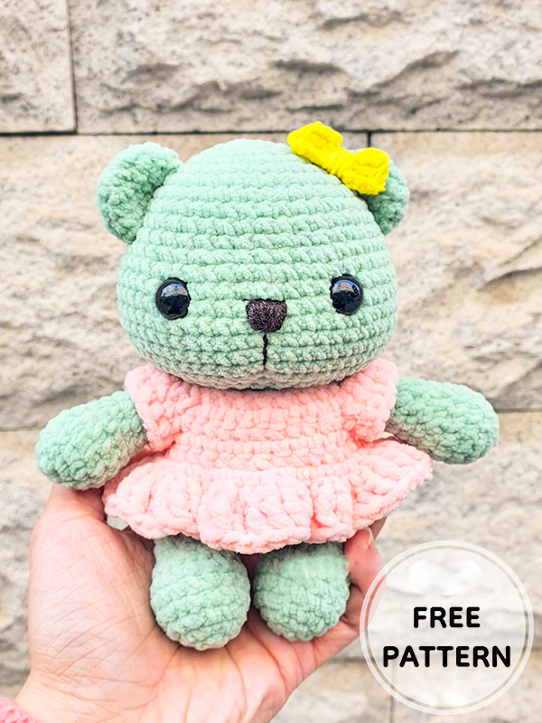 Amigurumi Cute Plush Bear Free Pattern-3
