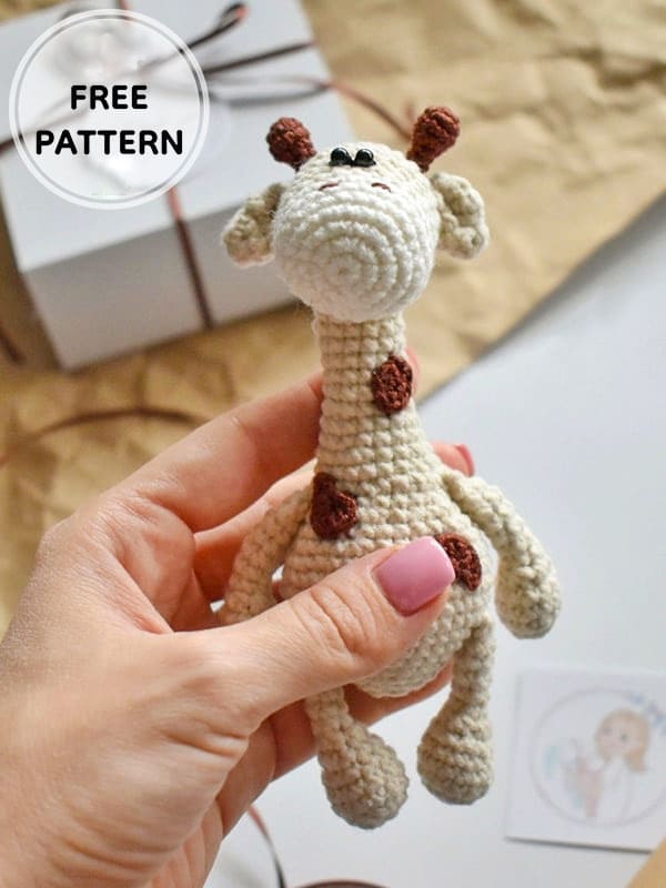 Amigurumi Easy Crochet Giraffe Free Pattern-3