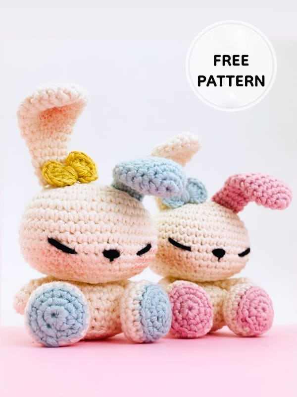 Amigurumi Easy Cute Bunny Free Pattern-4