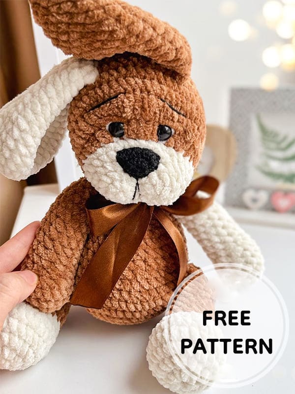 Amigurumi Plush Teddy Dog Free Pattern-3