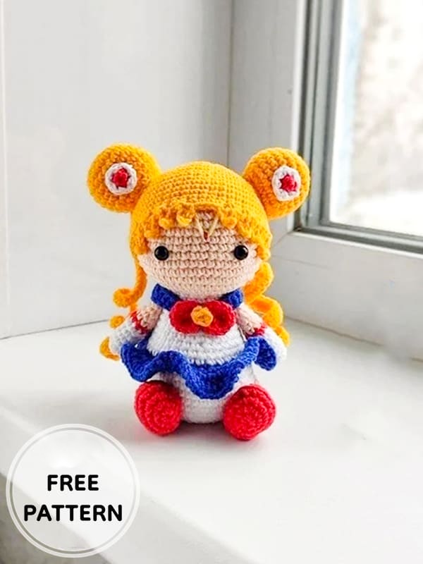Amigurumi Sailor Moon Doll Free Pattern-1
