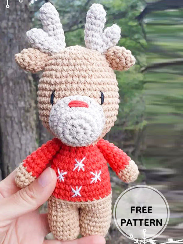 Amigurumi Cute Deer Free Pattern-3