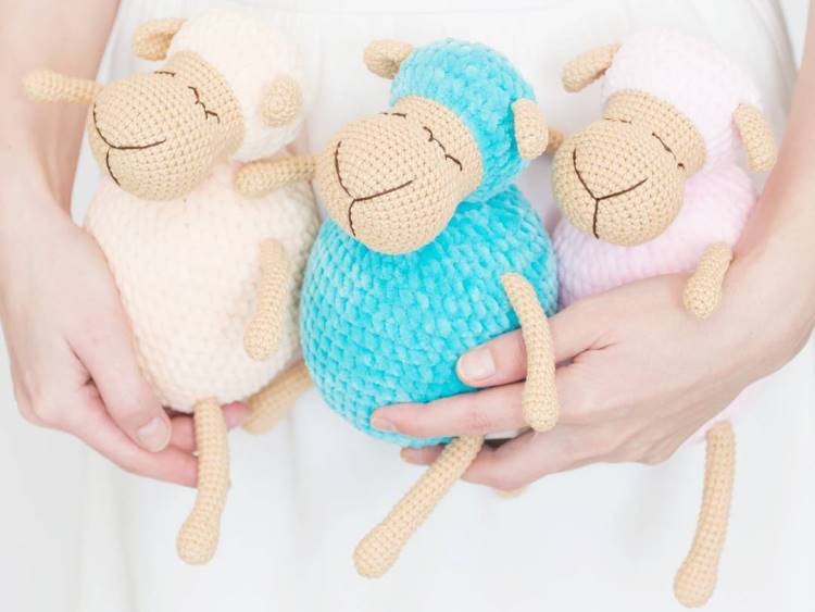 Amigurumi Sleeping Sheep Free Pattern-2