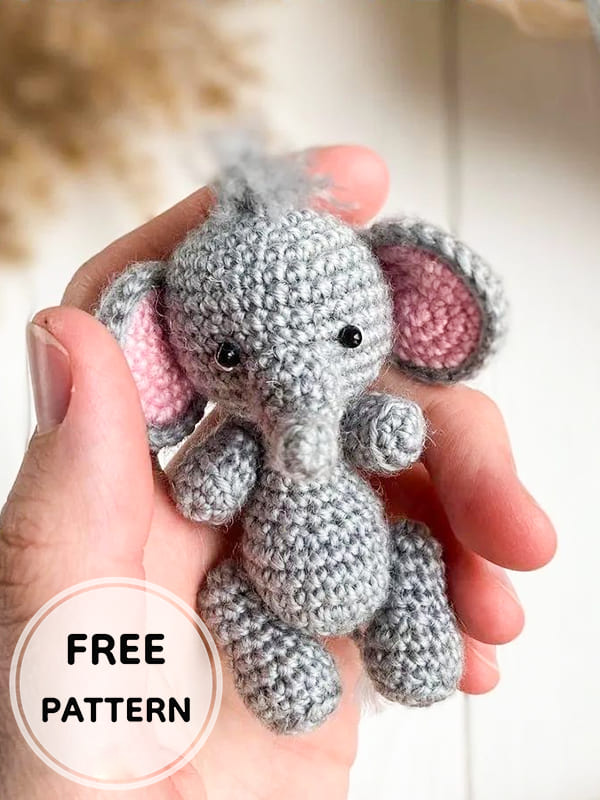 Amigurumi Cute Elephant Free Pattern-3