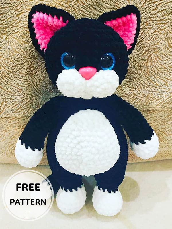 Amigurumi Plush Cat Free Pattern-3