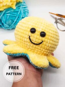 Amigurumi Plush Octopus Free Pattern-2
