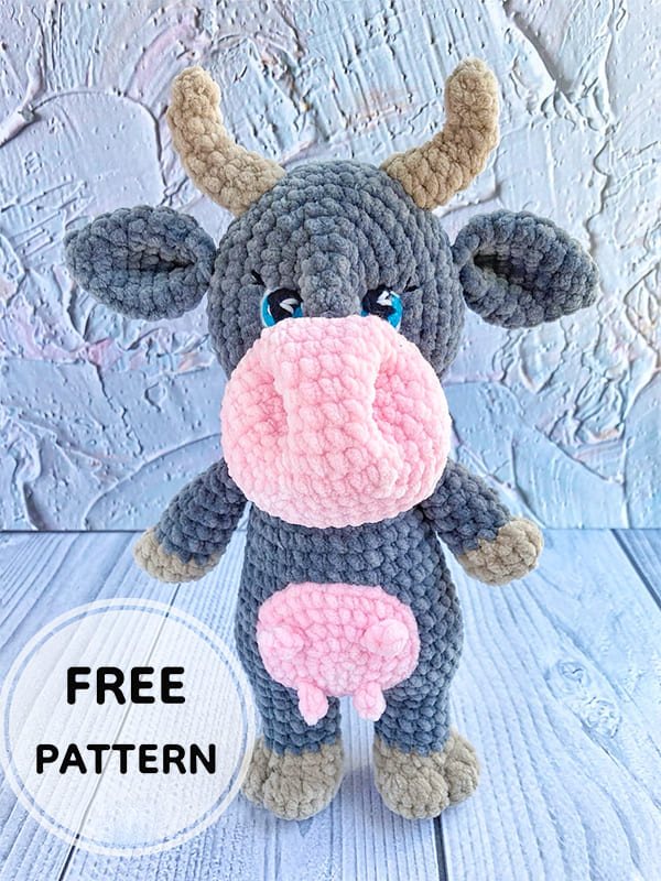 Amigurumi Crochet Cow Free Pattern-2