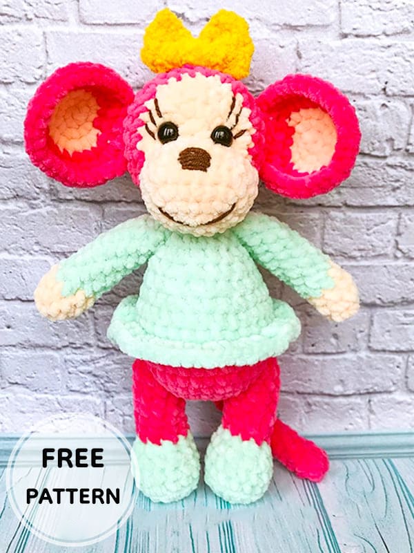 Amigurumi Crochet Monkey Free Pattern-3