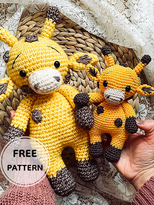 Amigurumi Cute Giraffe Free Pattern-3