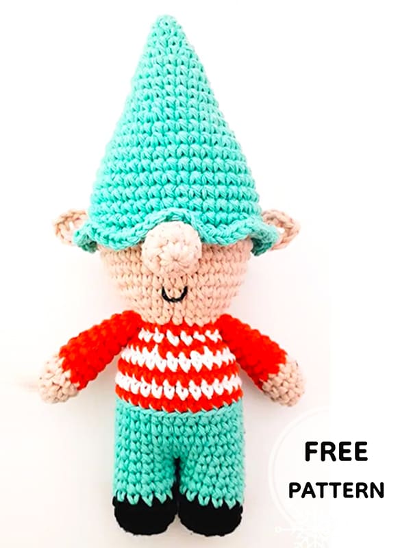 Amigurumi Elf Gnome Free Pattern-4