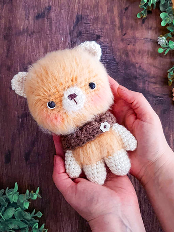 Amigurumi Furry Teddy Bear Free Pattern-1