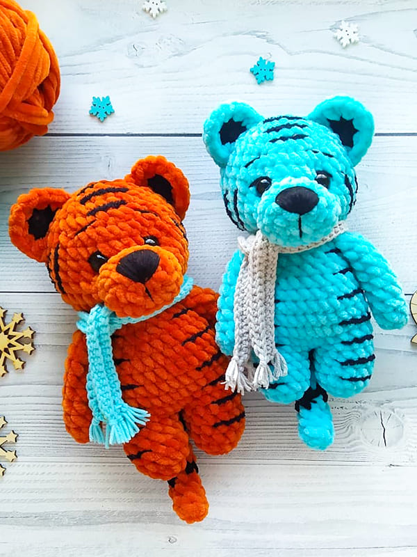 Amigurumi Plush Tiger Harvey Free Pattern-1