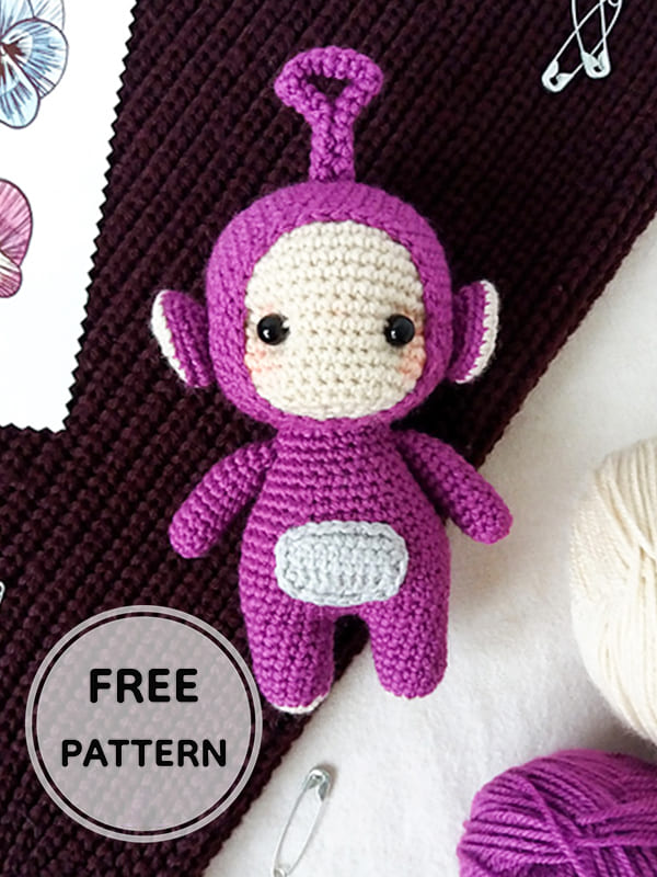 Amigurumi Purple Teletubbies Free Pattern-1