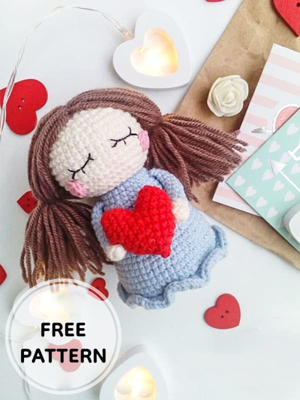 Amigurumi Valentine’s Day Doll Free Pattern-1