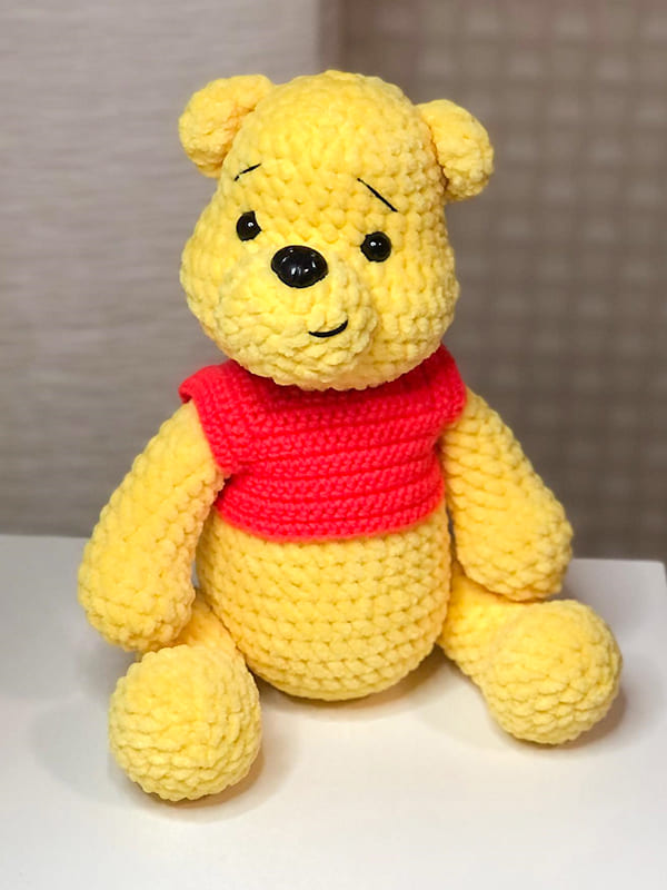 Amigurumi Winnie The Pooh Bear Free Pattern-1