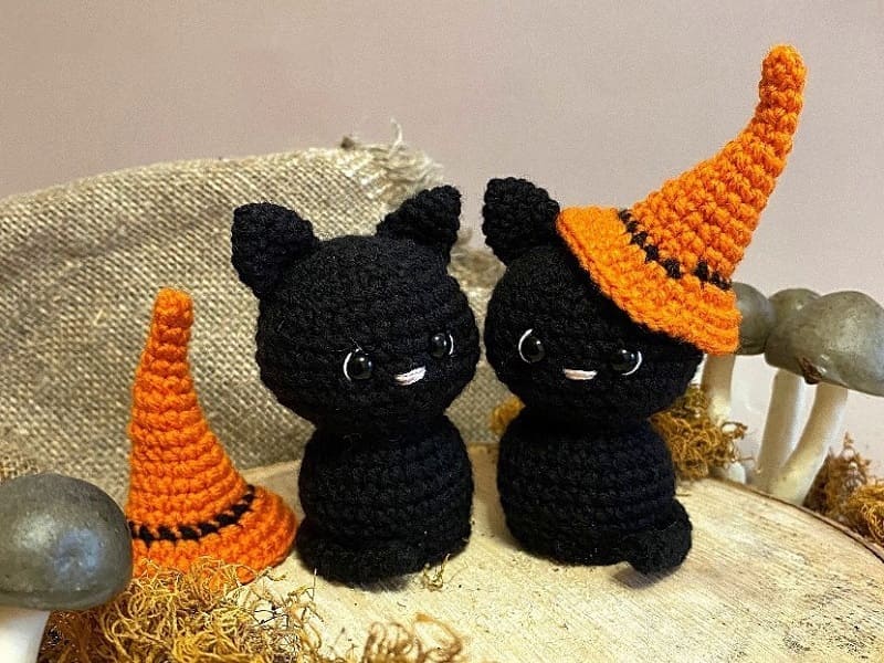 Amigurumi Halloween Black Cat Free Pattern-1