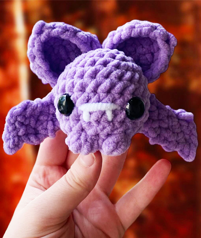 Amigurumi Plush Bibi the Bat for Halloween Free Pattern-1