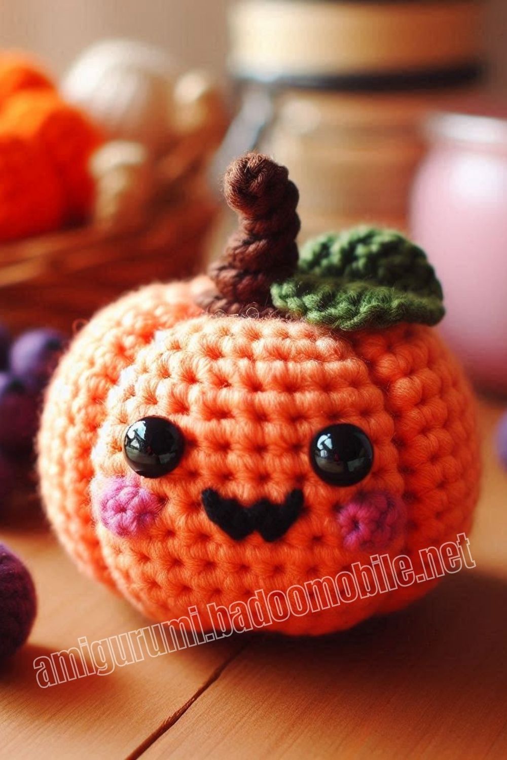 Amigurumi Pumpkin Rattle for Halloween Free Pattern-1 – Free Amigurumi ...