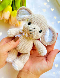 Amigurumi Mini Plush Elephant Free Pattern-1