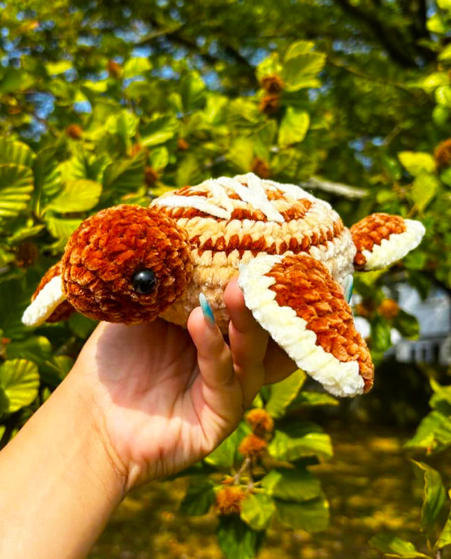 Amigurumi Turtle Cinnamon Roll Free Pattern