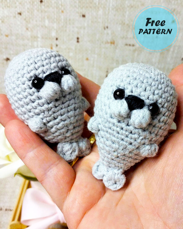 Amigurumi Baby Seal Free Pattern-1
