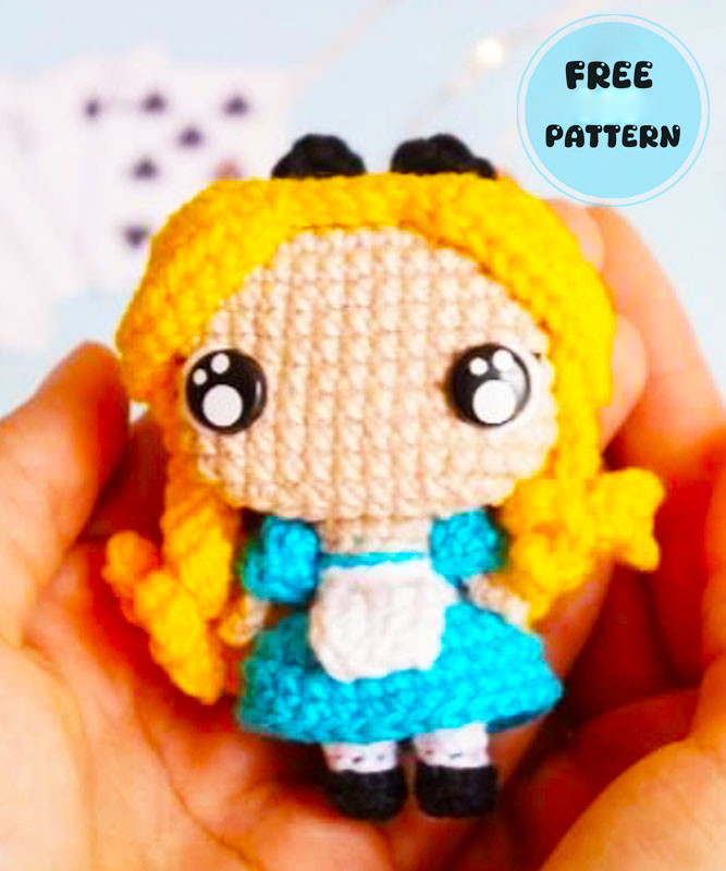 Amigurumi Crochet Alice in Wonderland Free Pattern-1