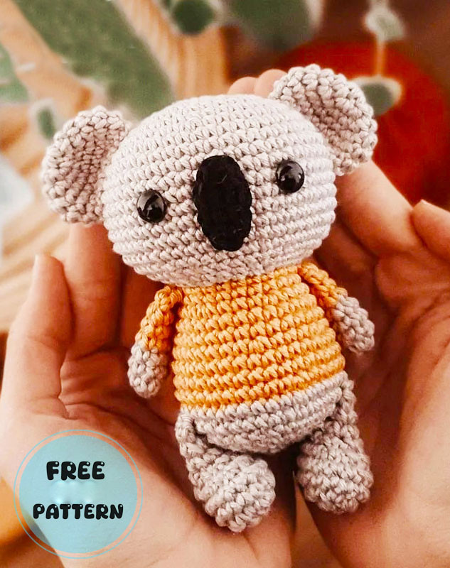 Amigurumi Crochet Koala the Mini Helium Free Pattern-1