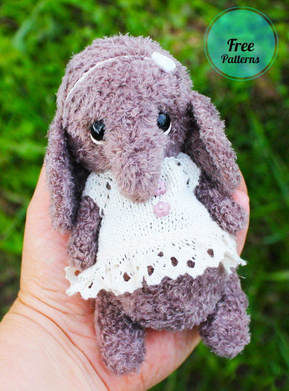 Amigurumi Plush Elephant in Dress Free Pattern-1