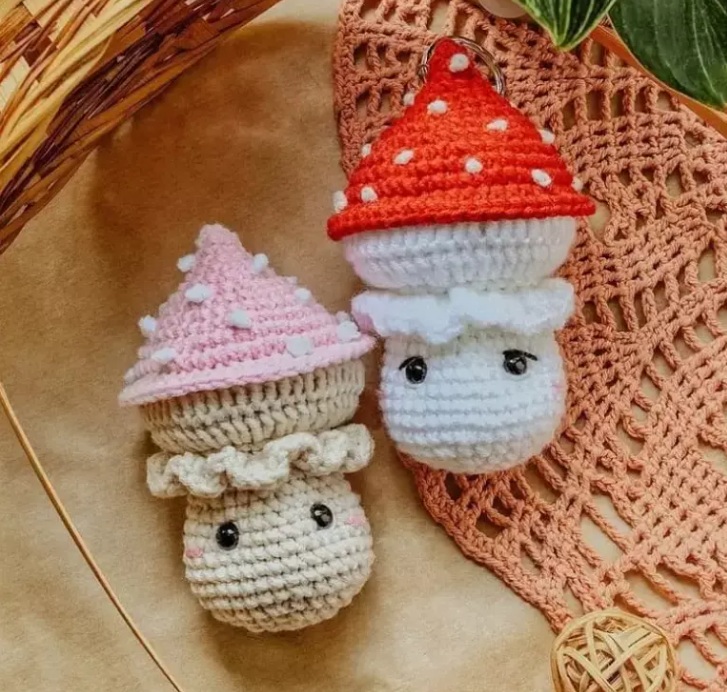 Amigurumi Crochet Fly Agaric Mushroom Free Pattern-1