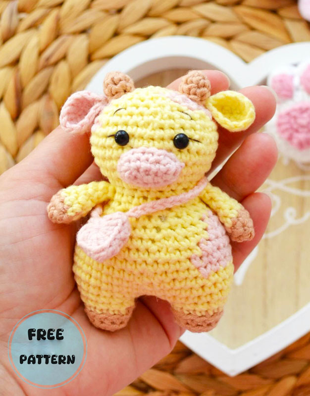 Amigurumi Crochet Bella the Cow Free Pattern-1