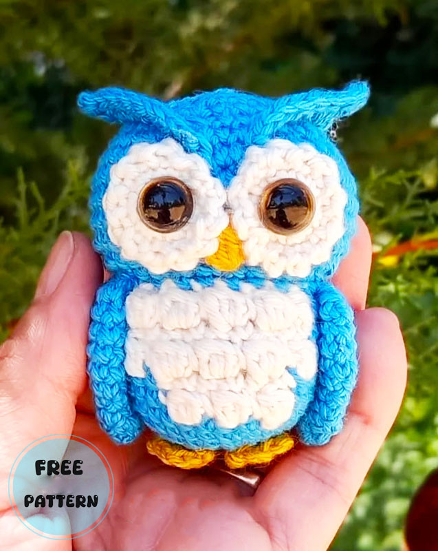 Amigurumi Cute Crochet Owl Hedwig Free Pattern-1