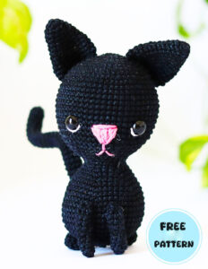 Amigurumi Black Cat Figaro Free Pattern-1