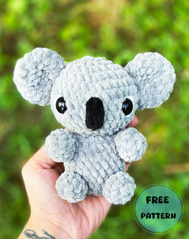 Amigurumi Crochet Baby Koala Goofy Free Pattern-1