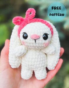 Amigurumi Crochet Chubby Cheeked Bunny Free Pattern-1