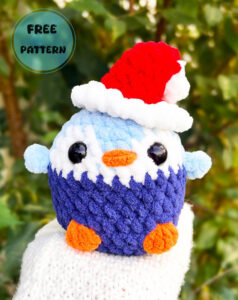 Amigurumi Crochet Glen the Penguin Free Pattern-1