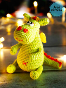 Amigurumi Crochet Mythril Dragon Doll Free Pattern-1