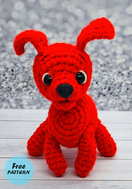Amigurumi Dog from the Cartoon Mitten Free Pattern-1