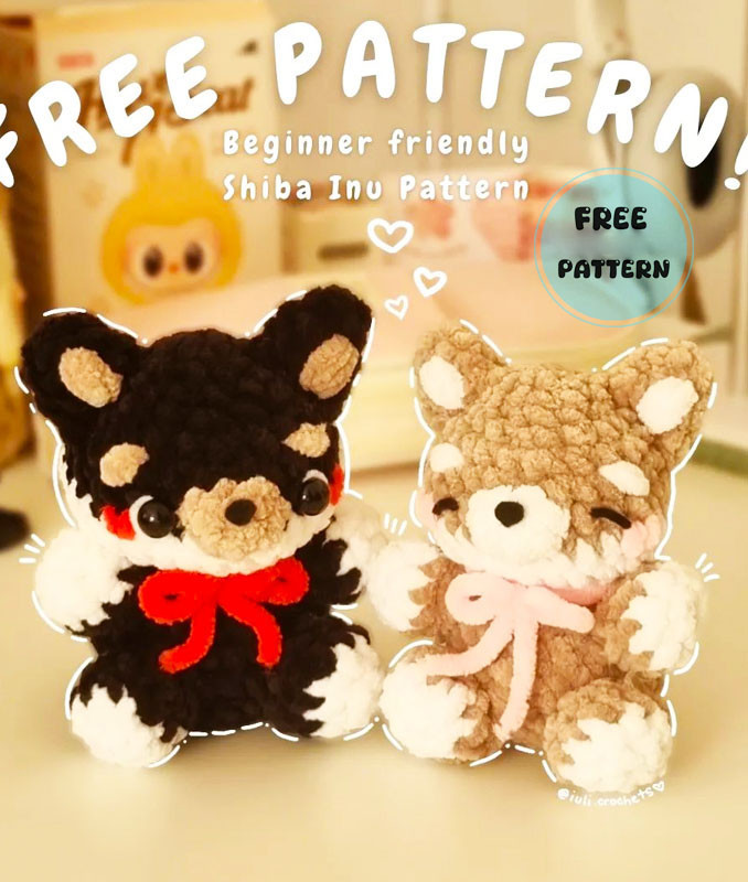 Amigurumi Plush Shiba Inu Free Pattern-1