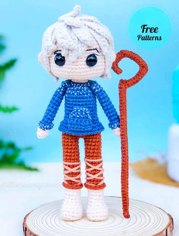 Amigurumi Crochet Jack Frost (Rise of the Guardians) Doll Free Pattern-1