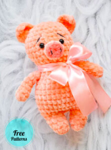Amigurumi Pig Muddy for Beginners Free Pattern-1