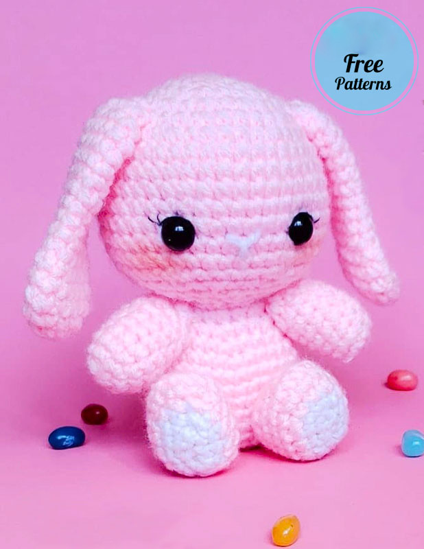 Amigurumi Crochet Easter Pink Bunny Adley Free Pattern-1