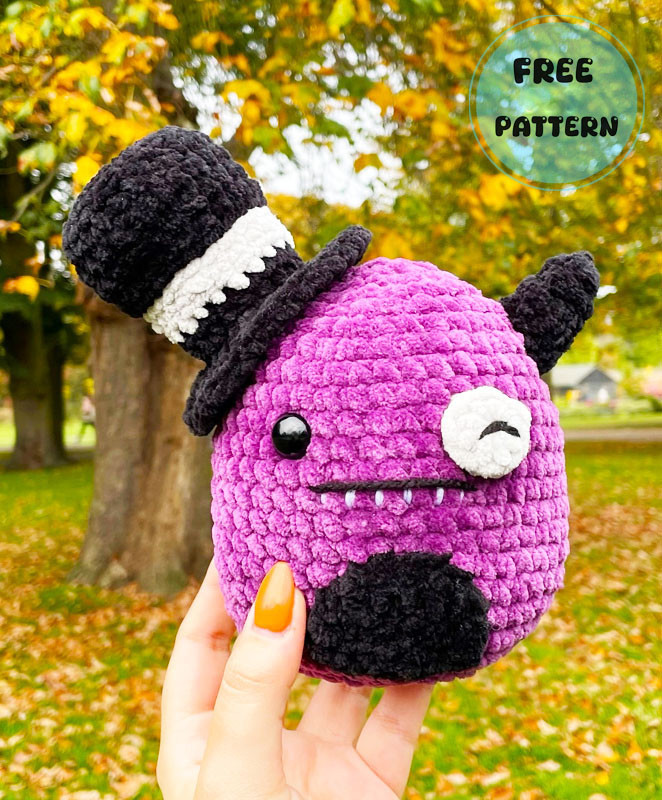 Amigurumi Crochet Halloween Squish Free Pattern-1