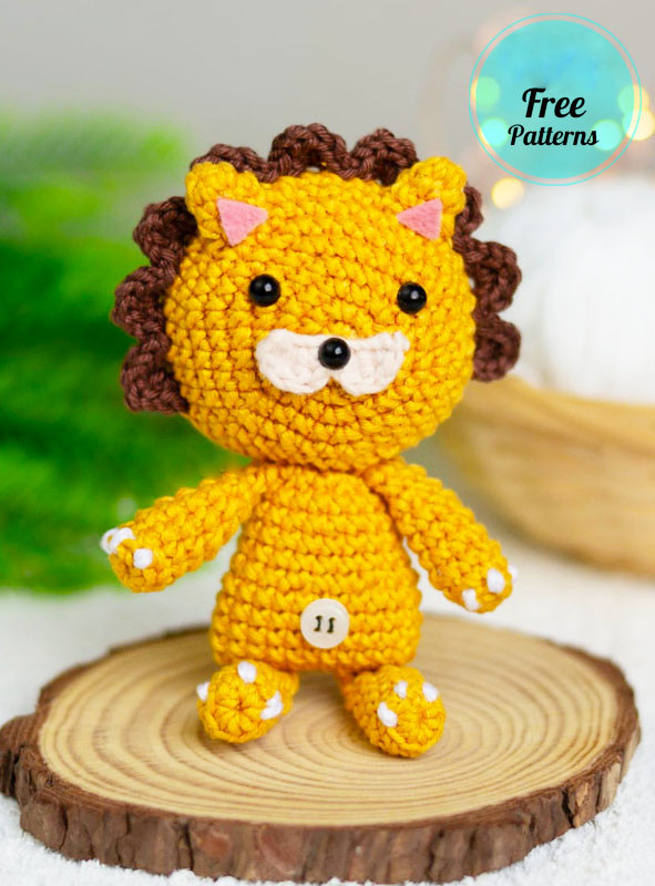 Amigurumi Crochet Lion Kon Free Pattern-1