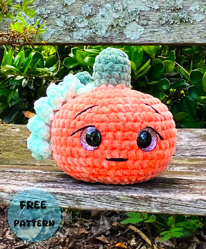 Amigurumi Crochet Spooky Pumpkin For Halloween Free Pattern-1