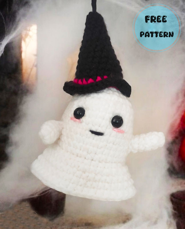 Amigurumi Fantasmin Crochet Halloween Ghost Free Pattern-1