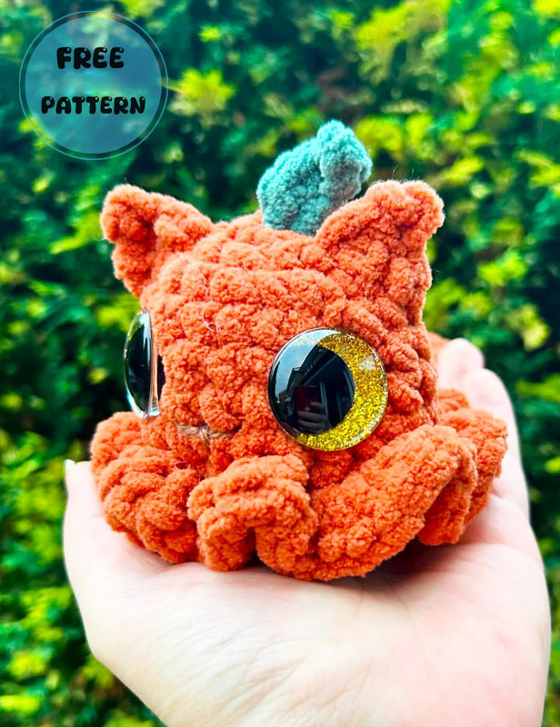 Amigurumi Halloween Plush Crochet Ghost Cat Free Pattern-1