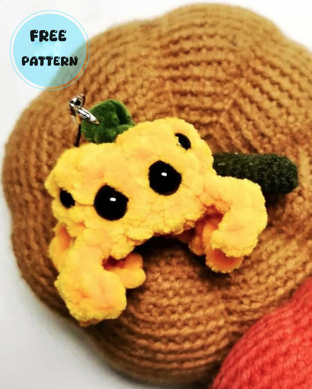 Amigurumi No Sew Spider Pumpkin for Halloween Free Pattern