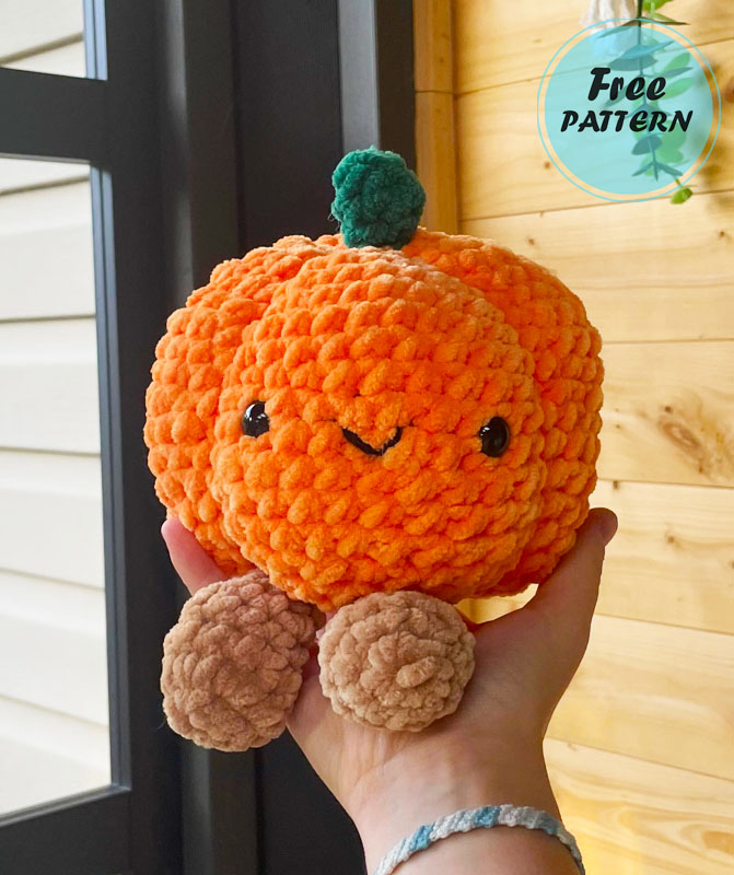 Amigurumi Plush Halloween Pumpkin for Beginners Free Pattern
