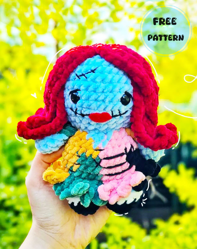 Amigurumi Sally Crochet Doll for Halloween Free Pattern-1