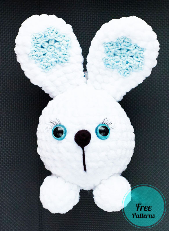 Amigurumi Snowflake Bunny Rosie Free Pattern